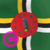 dominica country flag elgato streamdeck und Loupedeck animierte GIF symbole hintergrundbild der tastenschaltfläche